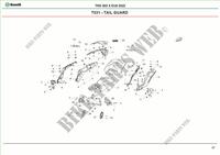 CARROZZERIA POSTERIORE per Benelli TRK 502 X (E5) (M1) 2021